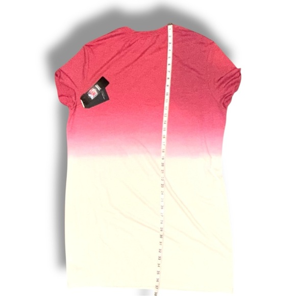 JUNK FOOD KC Chiefs Heathered Red/White Ombre Tri-Blend T-Shirt Dress XXL - Picture 14 of 16